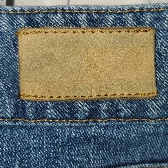 TOMMY HILFIGER JEAN SHORTS WOMENS PLUS SIZE 20 MID RISE 7" - Picture 6 of 11